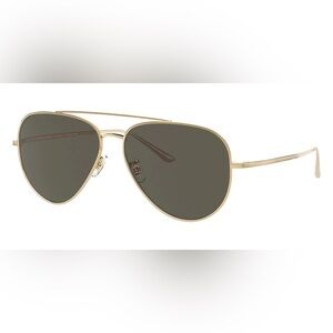 Oliver Peoples x The Row mens gold polarized OV 127ST 58 14 sunglasses